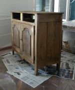 b(1) credenza in legno prima